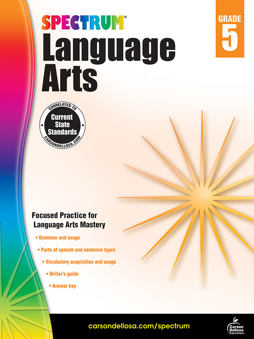 Title details for Spectrum Language Arts, Grade 5 by Spectrum - Available